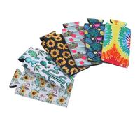 Healeved 6 Fundas Aislantes para Latas de 330ml de Neopreno, Mantienen Bebidas Frías o Calientes y Manos Secas, Ideales para Viajes y Uso Diario Varios estilos