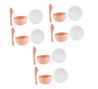 Healeved 6 Juegos Tazón Máscara Tonificante DIY Tazón Facial DIY Varilla Agitadora Para Cubierta Facial DIY Maquillaje Líquido Tazón Herramientas Bricolaje