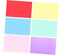 Healeved 6 Láminas de Filtros de Luz de Gel de Colores Transparentes PVC A4 Superposiciones Portátiles para Corrección y Efectos de Iluminación Accesorios Fotográficos para Cine Teatro