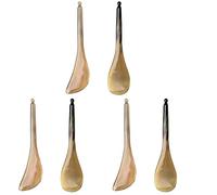 Healeved 6 Piezas Bolígrafo De Acupuntura Masajeadores De Ojos Masajeador De Cara De Cuerno Masajeador De Puntos Gatillo Rodillo Raspado Palo De Masaje Cuidado Tabla De Afeitar Cuernos