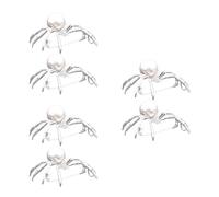Healeved 6 Piezas Broche de Araña de Cobre para Mujer con Diseño Elegante y Realista, Accesorio Versátil para Ropa y Decoración en Halloween Ocasión Especial