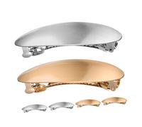 Healeved 6 piezas Clips para Pelo Ovalados Vintage Francés de Metal Accesorios Elegantes para Mujer para Boda Fiesta y Uso Diario Sujeción Segura para Cabello Grueso