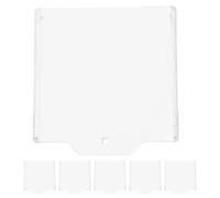 Healeved 6 Piezas Cubierta de Protección para Estación de Tiro Manual y Interruptor Ignífugo, Material Abs Resistente Alta Compatibilidad para Espacios Públicos y Negocios