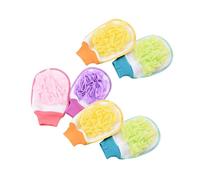 Healeved 6 Piezas Guantes De Exfoliantes Guante De Ducha Removedor De Muerta Material De Duradero y Cómodo Células Muertas Tamaño Portátil