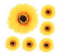 Healeved 6 Piezas Horquillas de Girasol para Mujer y Niña Clips de Flores de Margarita para Bodas Fiestas y Fotos Pinzas de Pelo con Diseño Natural y Clip Alligator Resistente Color
