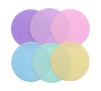 Healeved 6 Piezas Marcadores para Ejercicios de Agilidad de Colores Pastel de Entrenamiento and Coordinación Deportiva Color Aleatorio and Baloncesto para Fútbol