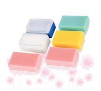 Healeved 6 Piezas masajeador cepillo de esponja de baño accesorios de baño para bebe esponjas depurador de cuerpo herramienta sensorial táctil tómate un baño cepillo de baño