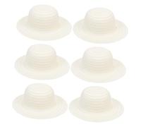 Healeved 6 piezas Sombreros de para Pintar para Gorra Tejida para Manualidades DIY Sombrero Graffiti Infantil para y Jugar