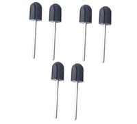 Healeved 6 Piezas Taladro De Uñas Pulidor De Uñas Banda De Lijado De Uñas Pulidora De Cabezal De Molienda Anillo De Pulido De Uñas Lima De Lijado De Manicura Herramienta De Manicura Black