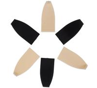 Healeved 6 Puntas Protectoras de Plástico para Vara de Violín y Violonchelo Accesorio Liviano para Violinistas Kit de Repuesto para Partes de Vara 3 Negras y 3 Blancas Uso Profesional