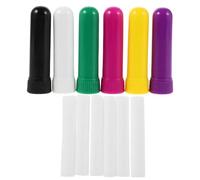 Healeved 6 Tubos De Aceite Esencial Para El Aliento Tubo Recargable De Aromaterapia Para Llevar Con Mechas Sin Perfume Para Un Aliento Fresco Uso Diario En Viajes