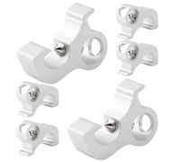 Healeved 6 Unidades de Cerraduras de Seguridad para Interruptores Automáticos Miniatura Dispositivo de Bloqueo Manual Pestillo para Armario Eléctrico Compatible Interruptor Bipolar y