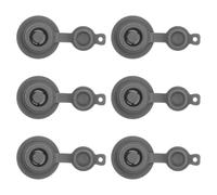 Healeved 6 válvulas de inflado de TPU para colchones de Aire, Repuesto de 1 | Tapón de válvula universal a prueba de fugas para almohadas inflables, tapa de boquilla de inflado de 0,67 mm de diámetro int