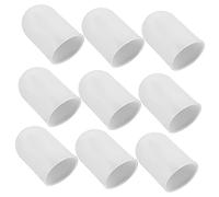 Healeved 60 Piezas Cuna De Dedo Puntas De Los Dedos Mangas Punteras De Gel Vendajes En Las Yemas De Los Dedos Guante De Dedo De Silicona Alimento Silicona De Grado Alimenticio