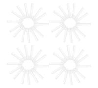 Healeved 60 Piezas Ganchos para Cortinas Ajustables de Plástico Blanco de Clips para Cortinas Plisadas con Sujeción Fuerte y Fácil Instalación para Diferentes Tejidos