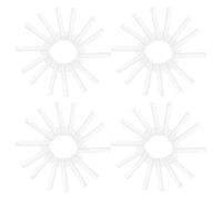 Healeved 60 Piezas Unidades Ganchos de Cortina Plisados Ajustables de Plástico para Fijación Segura de Cortinas Pesadas y Transparentes Baños Oficinas y Dormitorios