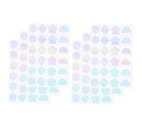 Healeved 6hojas Parche Acné De Color Para Granos Adhesivos Para Faciales Accesorios Para Eliminar Cutáneas Para Cubrir Cutáneas Uso Rostro y Alrededor Ojos