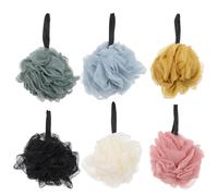 Healeved 6piezas Bomba de Baño de Lufa Esponja de Ducha Esponjas Reutilizables Baño para Exfoliar el Cuerpo la Ducha