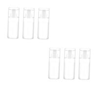 Healeved 6piezas Botellas De Para Loción y Tónico Dispensadores Vacíos Reutilizables Para Limpieza Facial y Cuidado Personal
