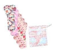 Healeved 6piezas Compresas Reutilizables De Almohadillas Menstruales Lavables y Cómodas Pack De Menstruación y Postparto