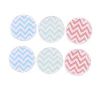 Healeved 6piezas Discos Desmaquillantes De Unids Almohadillas Redondas Para Maquillaje Esponjas Faciales Herramientas De Maquillaje Para Diario