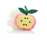 Healeved 6piezas Esponja De Forma De Fruta Bola De Baño De Malla y Colorida Para Niño Niña y Adultos Incluye Melocotón Piña Sandía Mango Manzana y Fresa Para Baño