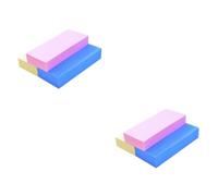 Healeved 6piezas Esponjas De Baño Para Niño Niña Esponjas Infantiles Cuadradas Para y Limpieza Suave Para Bañeras y Gel De Baño
