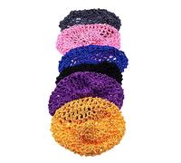 Healeved 6piezas Gorro De Malla Para Cabello Redecilla Liviana y Transpirable Para Damas Accesorio Práctico y Cómodo Para Uso Diario y Viajes