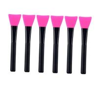 Healeved 6piezas Pincel de Silicona para Pintar Unidades sin Vello Aplicador de Loción Corporal y Cepillo de Barro Facial para Mascarillas Faciales Color Aleatorio