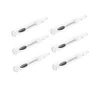 Healeved 6piezas Pinceles Aplicadores De Lápiz Labial Unidades Pinceles Antiadherentes Para Ojos y Sombras Kit De Fácil De Llevar