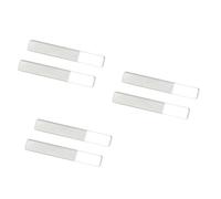 Healeved 6piezas Uñas De Vidrio Nano Con Estuche De Almacenamiento Pulidora Para Uñas Con Diseño Compacto y Mango Transparente Para Salones Profesionales y Uso Personal
