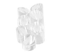 Healeved 7 piezas Soportes Acrílicos Transparentes para Anillos Conjunto de Estantes Organizadores para Exhibición y Almacenamiento de Joyas para Tiendas y Tocadores