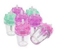 Healeved 7 Piezas Tubos de Brillo Labial Vacíos Recipientes Rellenables de Gloss Labial Casa