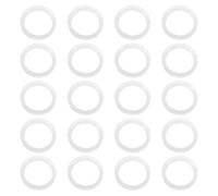 Healeved 72 Anillos de Sellado de Silicona Blancos de 58 MM para Colectores Solares Kit de Reparación para Calentador Solar de Agua Juntas Tóricas Resistentes para Prevención de Fugas y