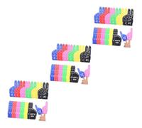 Healeved 72piezas Dedos De Espuma Para Eventos Deportivos Brillantes Accesorios De Animación Para Fútbol Baloncesto y Suaves y Resistentes Para Celebraciones y Actividades Grupales