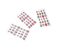 Healeved 72piezas Parches Para Uñas Para Uñas Postizas Presión Decoración De Cajas De Aleatorio De Postizas De Dibujos Animados