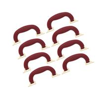 Healeved 8 Asas para Equipaje de Plástico Tornillos Color Vino Burdeos Repuesto para Maletas Cajas y Herramientas Agarre Ergonómico para Viaje y Transporte