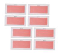 Healeved 8 Hojas Papel Encerado Cera Para Bigote Tira De Cera Palos De Cera Kit De Cera Para Depilacion Kit De Depilacion Con Cera Depilacion Con Cera Blanda Cera Para Cejas Rosa Plantilla