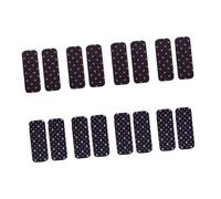 Healeved 8 Pares explosión de pelo pegatinas pinza de pelo para hombres pinza de pelo flequillo hair clips horquillas moño etiqueta engomada de la franja del pelo pinzas para el cabello