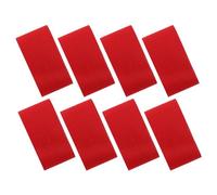 Healeved 8 Piezas Brazalete de Capitán de Fútbol Rojo de Nylon Ajustable Banda Elástica para Sesiones Escolares y Entrenamiento Deportivo Juvenil