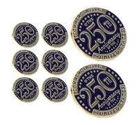 Healeved 8 Piezas Broche de Aniversario º Aniversario de Estados Unidos Pines de Solapa de Esmalte para Veteranos, la Marina y Hombres Accesorios de Vestir Patrióticos para Abrigos,