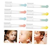 Healeved 8 Piezas Cuchara De Oreja Visible De Removedor De Cerumen Accesorio De Limpieza Para Oídos Tapones Reemplazables Para Oídos Minicuchara Para Limpieza De