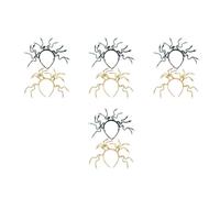 Healeved 8 Piezas Diadema Egipcia para Mujer Diseño de Serpiente Flexible y Detalles Intrincados, Accesorio Cómodo de Plástico y Vinilo Adecuado para Fiestas de Halloween y Obras Históricas