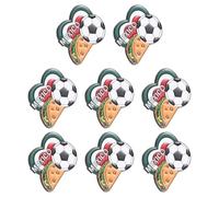 Healeved 8 Piezas Pin Conmemorativo con Diseño Mexicano Único en Aleación de Zinc Copa Internacional de Fútbol 2026 para Coleccionistas y Uso Diario