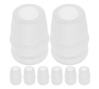 Healeved 8 Válvulas de Mordida para Botella Deportiva de Silicona Suave TPU Boquillas de Repuesto Transparentes 1 CM para Ciclismo Senderismo y Actividades al Aire Libre