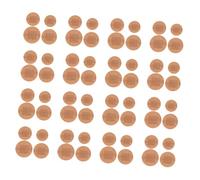 Healeved 80piezas Vendajes Elásticos Redondos para Dedos y Nudillos Parches Adhesivos de Tela Transpirable Vendas Circulares Grandes para Heridas Unidades para Trabajadores Construcción y C