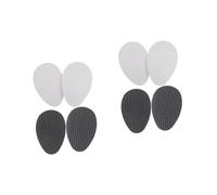 Healeved 8pares of High Heel Sole Stickers Anti- Abrasionproof Patches for Ladies Shoes Transparent and Dot Textures Self-adhesive