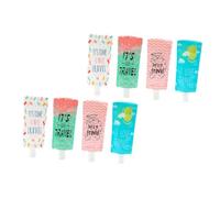 Healeved 8piezas Bolsa De Viaje Para Loción y Champú y Ligera Para Neceser De Aseo y Compresion Viaje