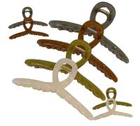 Healeved 8piezas Clip de Tiburón Grande Color Fruit Jelly Pinzas Cabello Jumbo Accesorios Cabello para Mujeres para Maquillaje y Ejercicio