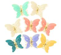 Healeved 8piezas Clips De Para Cabello De Agarre Fuerte Accesorios Para Peinados De Verano Aleatorios
